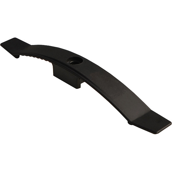 Кабельний затискач під дюбель (саморіз) Аско-Укрем 168мм 10 дротів чорний (10 шт)