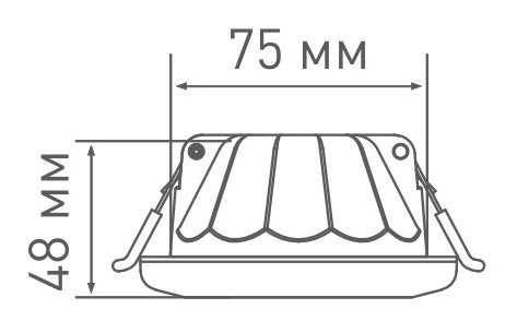 Круглий вологостійкий світильник Maxus SDL 3-step 9Вт 3000/4100K (1-MAX-01-3-SDL-09-C) - фото №6