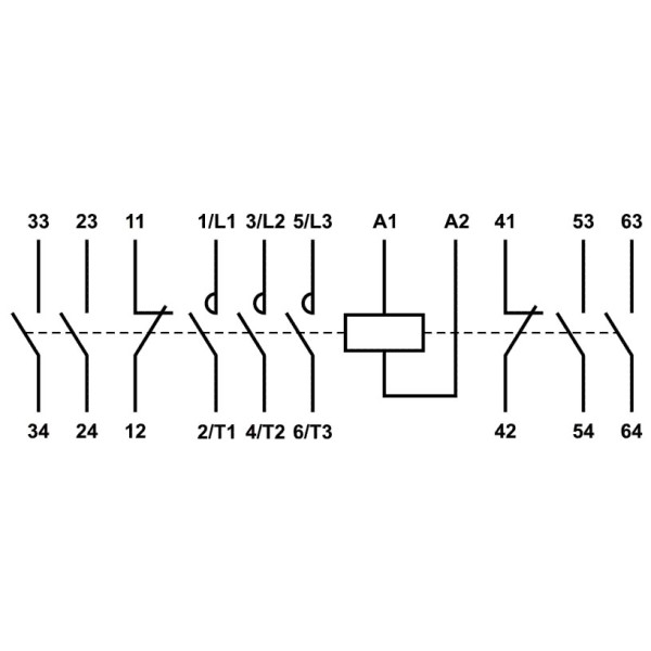 Контактор Promfactor FC-5/80А 4NO+2NC AC110В (FC50080110) - фото №3