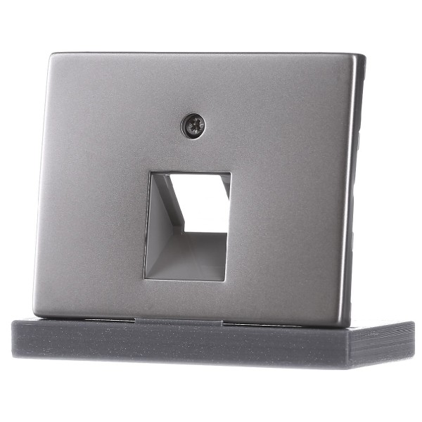 Накладка для розетки UAE нержавеющая сталь Berker K.5 - фото №1