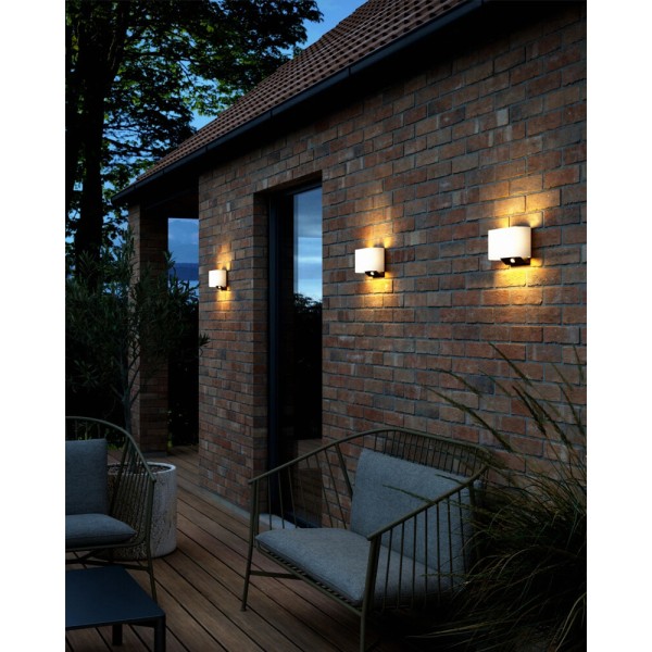 Вуличний світильник на сонячній батареї Nordlux 2418051001 Piola LED 1x5W 3000K 500Lm IP44 графітовий - фото №1