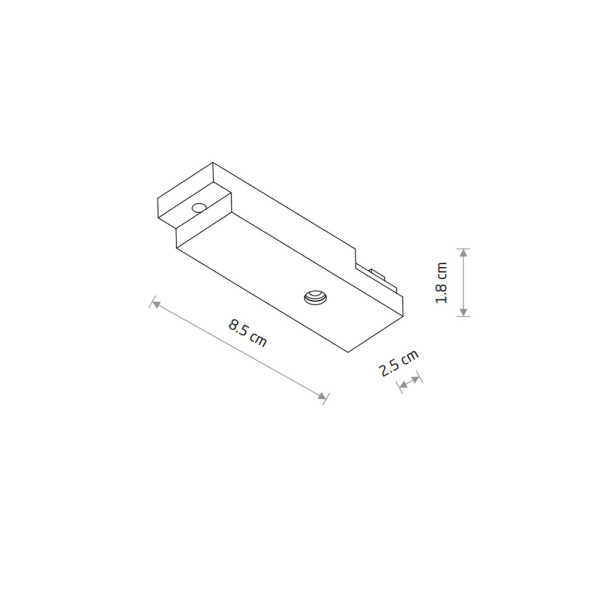 Ввід живлення Nowodvorski 11321 UT-LVM IP20 чорний - фото №1