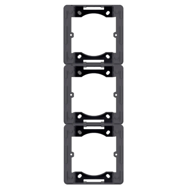 Адаптер Hager WL5833 Lumina-Intense 3Х з/в (чорний)