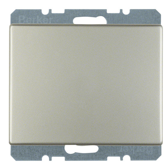 Заглушка Berker K.5 10457004 із центральною панеллю (нержавіюча сталь)