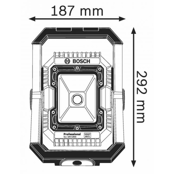Аккумуляторный фонарь Bosch GLI 18V-1900 - фото №4
