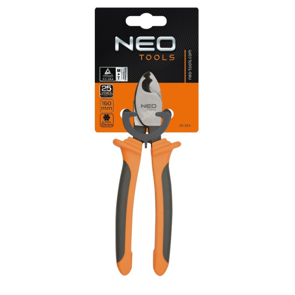 Кабелеріз Neo Tools 01-513 для мідних та алюмінієвих кабелів 160мм - фото №1