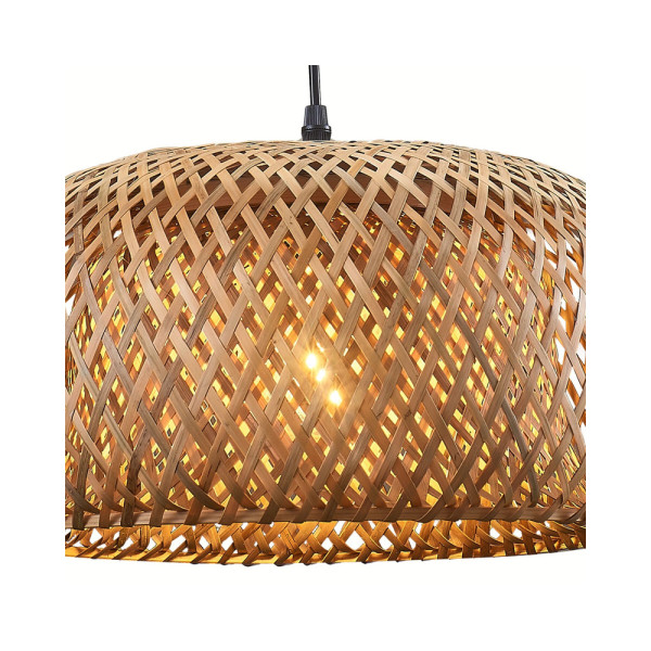 Люстра в стиле бохо, подвесной светильник Goldlux 329110 Korfu E27 1x20W IP20 Бежевый - фото №4