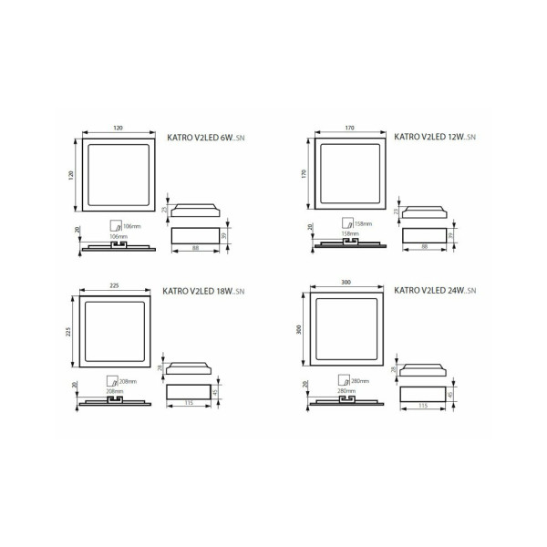 Точечный светильник Kanlux 28943 Katro - фото №1
