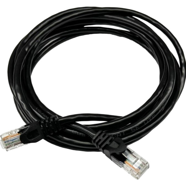 Патч-корд GEAR cat.6 UTP CCA 24AWG 1м чорный (GPC-UTPC6CCARJ45-1B)