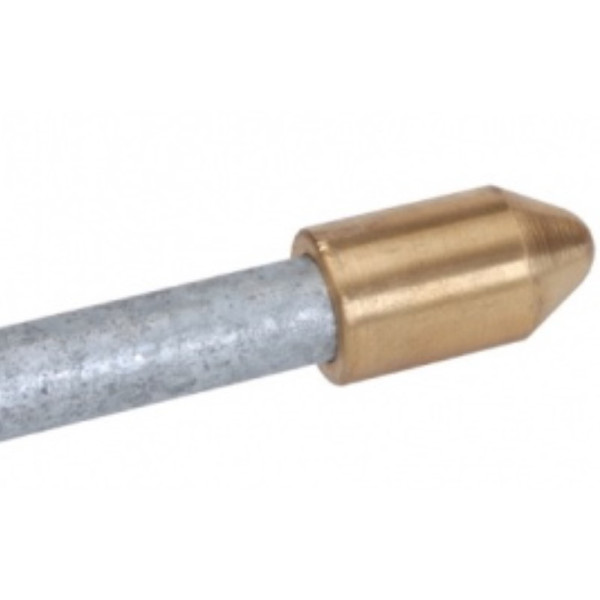 Латунний наконечник DKC NE1402 для забивного стрижня заземлення Ø16мм