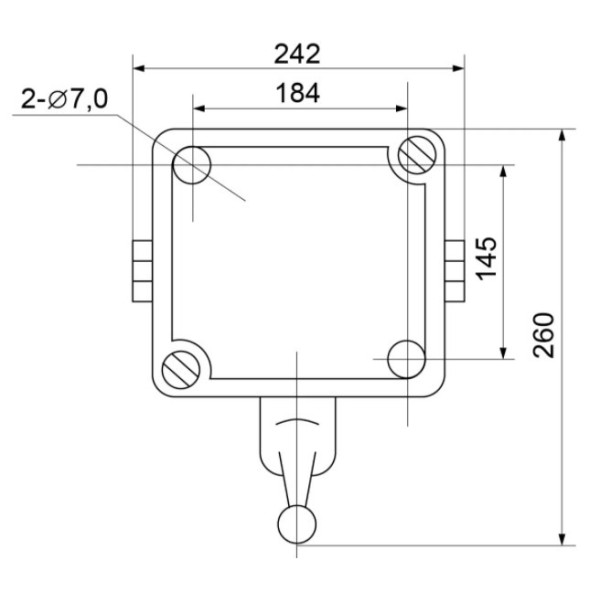 Рубильник Аско-Укрем QS5-100N A0100010011 1-0-1 на 100А - фото №4