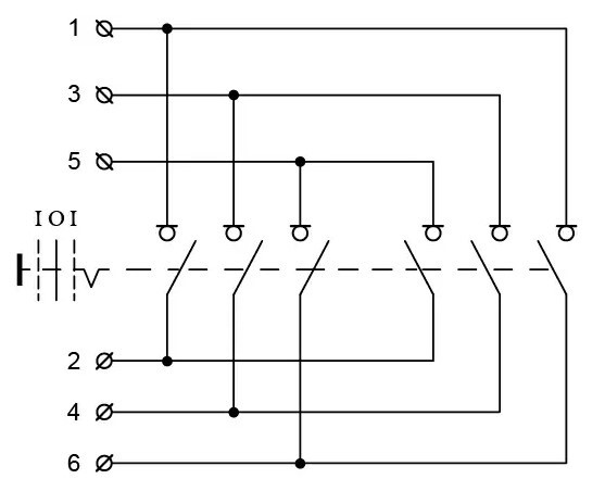 Рубильник Аско-Укрем QS5-100N A0100010011 1-0-1 на 100А - фото №5