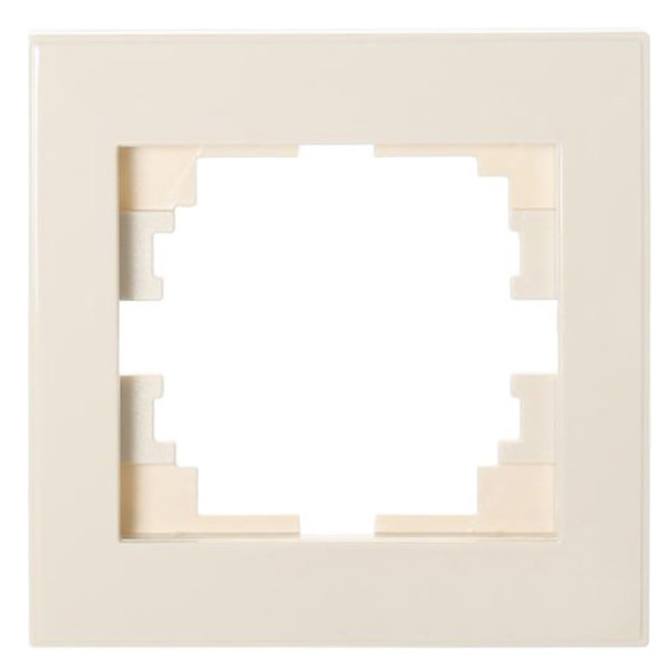 Одинарна рамка Lezard Rain (703-0303-146) (кремова)