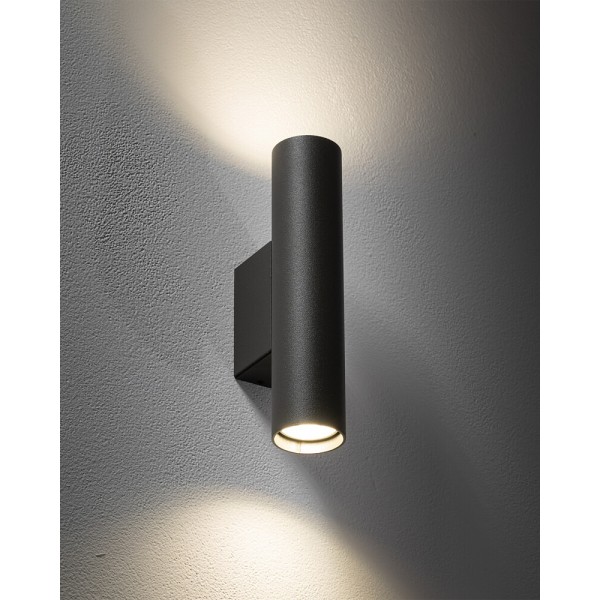 Бра, настенный светильник Nowodvorski 10891 Fourty Wall M GU10 2x10W IP20 темно-серый - фото №1