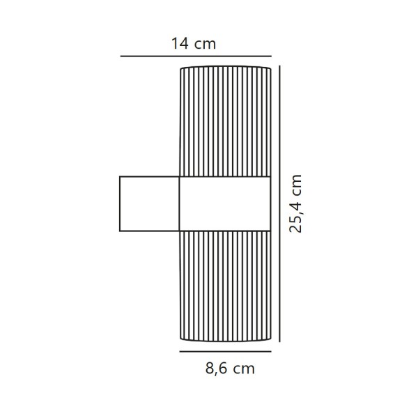 Уличный светильник Nordlux 2318051003 Kyklop Ripple GU10 2x25W IP54 черный - фото №4