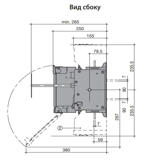 Разъединитель нагрузки ETI 004661804 под предохранители FLBS 630 3P («1-0» NH3 630A) - фото №4