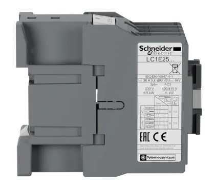 Контактор Schneider Electric LC1E2501M5 3Р Е 1NC 25А АС3 220В - фото №1