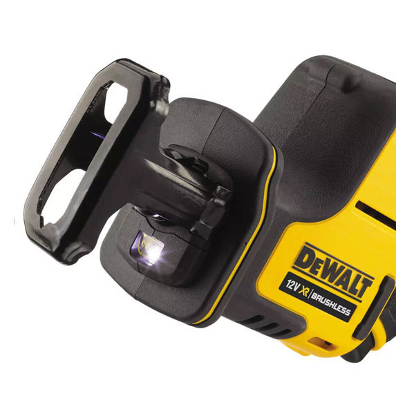 Сабельная аккумуляторная пила DeWALT DCS312D2 XR Li-Ion 10,8/12В 0-2800ход/мин с 2 аккумуляторами 2Ач и зарядным устройством - фото №1