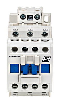 Контактор Schrack LZDC12B3 Cubico Classic 230В AC 1НO+1НЗ 5,5 кВт 12А 3Р