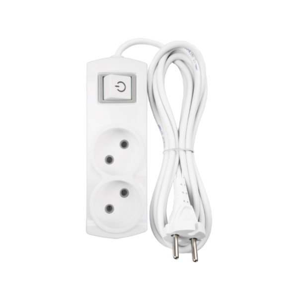 Удлинитель Violux 2р 2м без заземления с выключателем ( 920461 ) - фото №1