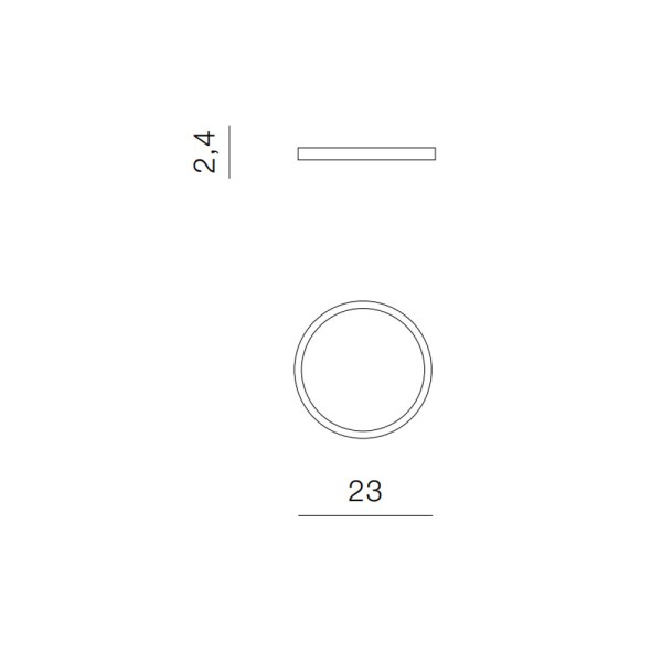Потолочный светильник с датчиком движения Azzardo AZ5355 Panka LED 1x18W 2800K/4000K/6000K 2160Lm IP40 белый - фото №1