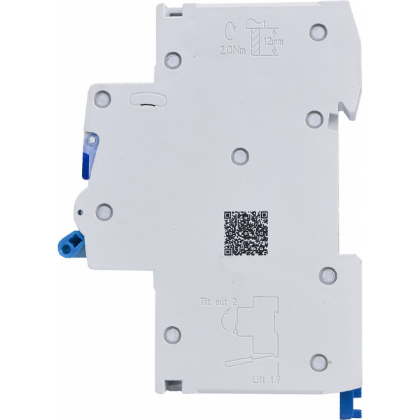 Вимикач диференційного струму Аско-Укрем UTrust 1P+N 25А C 30мА АС (A0010210146) - фото №5