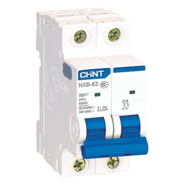 Автоматический выключатель Chint NXB-63 2P D1 6кА (814099)