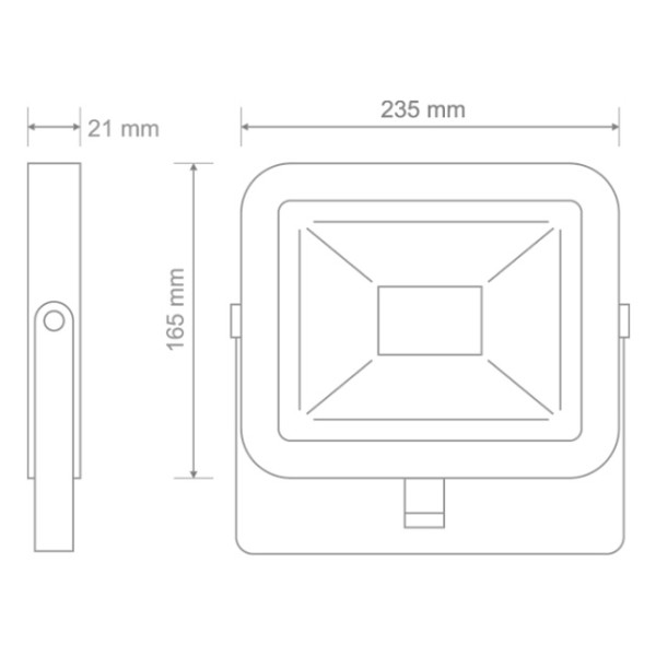 LED прожектор Maxus FL-02 50Вт 5000K (1-MFL-02-5050) - фото №2