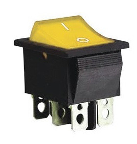 Переключатель TNSy KCD2-202 Y/B желтый (TNSy5500781)