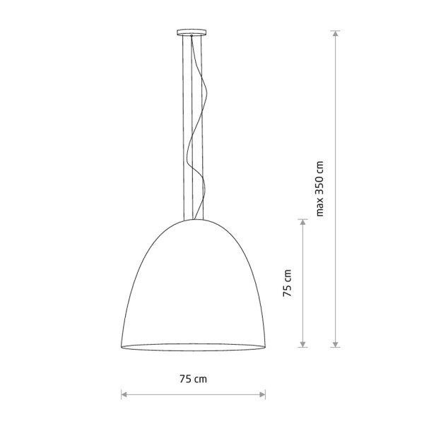 Подвесной светильник, люстра Nowodvorski 9025 Egg XL E27 7x25W IP20 белый - фото №1