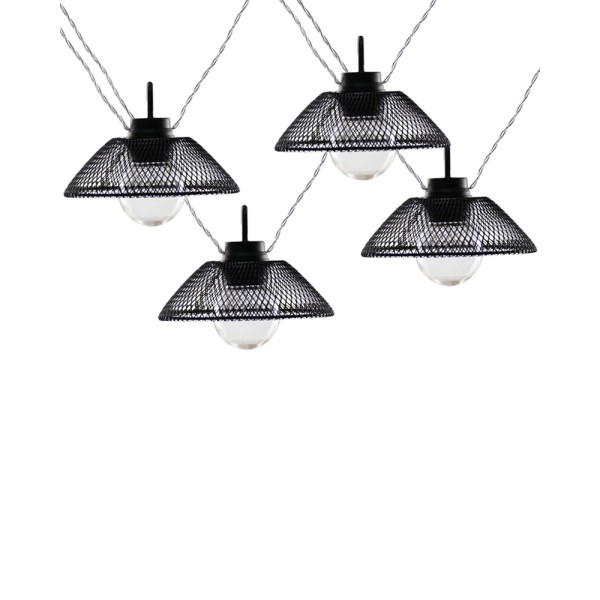 Гирлянда на батарейках Goldlux 312990 Astra LED 2700K IP20 черная - фото №4