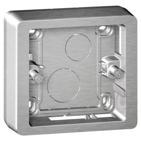 Однопостова коробка Legrand Celiane (080244) для накладного монтажу (титан)