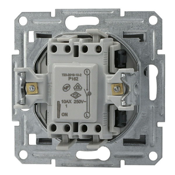 Вимикач із підсвічуванням без рамки антрацит Asfora, EPH1400171 - фото №3