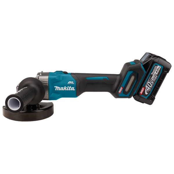 Аккумуляторная угловая шлифмашина Makita GA008GM201 XGT 40В 125мм с аккумуляторами BL4040x2 - фото №1
