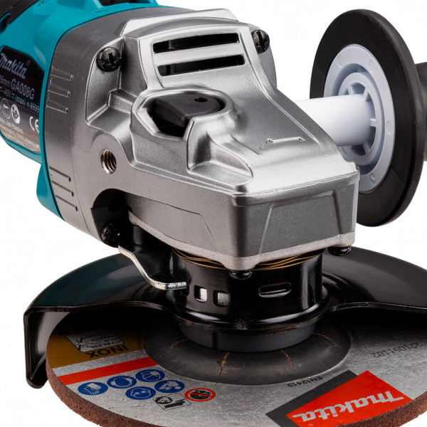 Аккумуляторная угловая шлифмашина Makita GA008GM201 XGT 40В 125мм с аккумуляторами BL4040x2 - фото №4