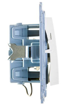 Двойной выключатель Kontakt Simon Simon 10 CW5BL.01/11 с подсветкой (белый) - фото №2