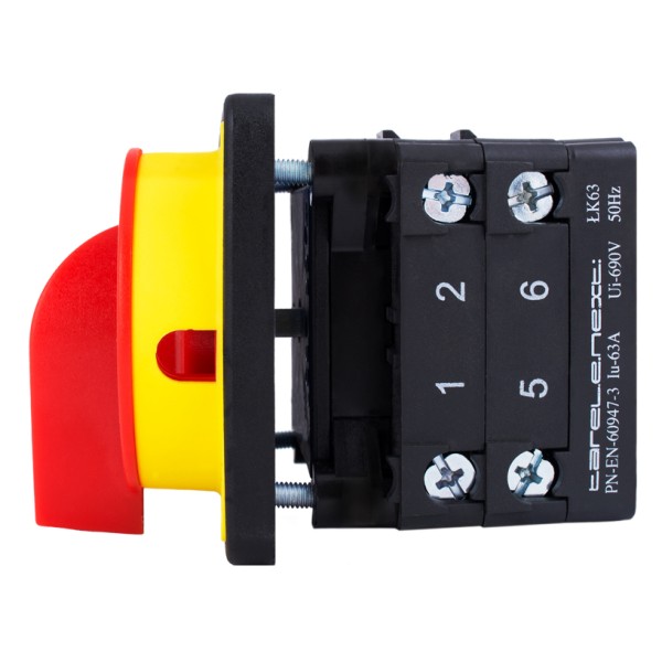 Щитовой пакетный переключатель E.Next LK63/2.211-ZК/45 3p 0-1 63А под пломбировку (8815-200) - фото №1