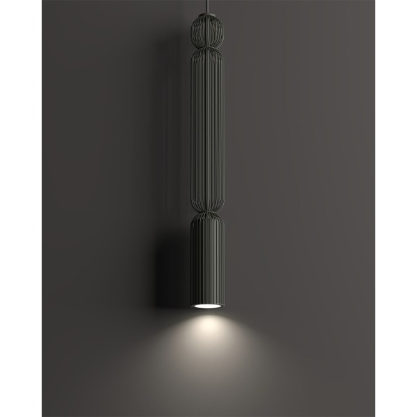 Підвісний світильник, люстра Nowodvorski 12195 Singles A GU10 R50 1x10W IP20 темно-сірий - фото №1