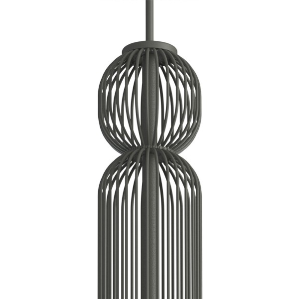 Підвісний світильник, люстра Nowodvorski 12195 Singles A GU10 R50 1x10W IP20 темно-сірий - фото №4