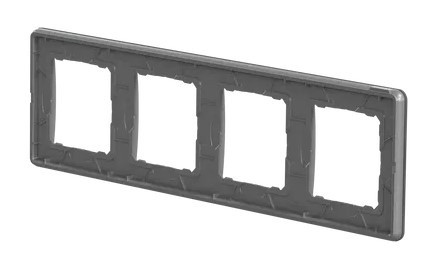 Рамка 4-постовая Schneider Electric Sedna Elements искусственное матовое стекло SDD362804 - фото №2