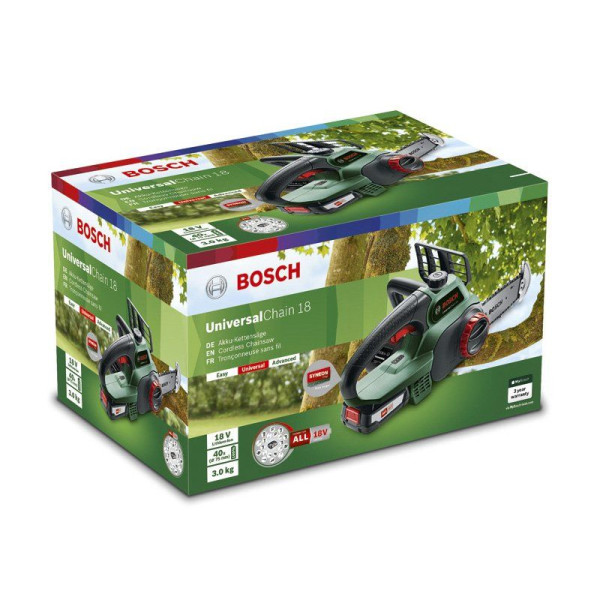 Аккумуляторная цепная пила Bosch UniversalChain 18 - фото №6