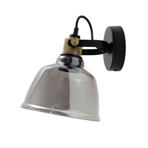 Бра, настінний світильник Nowodvorski 9154 Amalfi E27 1x25W IP20 димчастий - фото №1