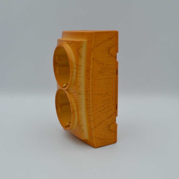 Розетка Nilson Themis дуб 2-на з заземленням ( 26251025 ) - фото №4