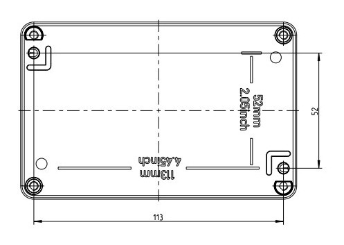 Порожня металева монтажна коробка Spelsberg AL 1308-6 (sp15000601) IP66 - фото №3