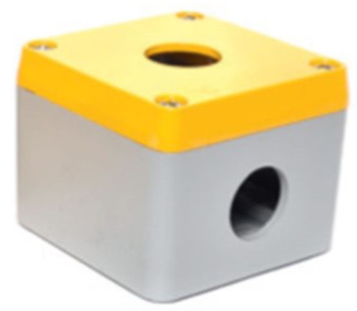 Одномісний алюмінієвий пост кнопковий TP Electric 3390-820-0600 72x72x57мм IP67 - фото №1