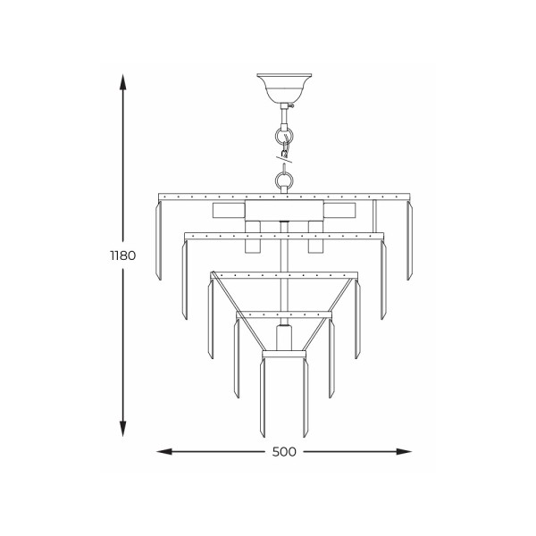 Люстра підвісна Zuma Line 5905316608672 Amedeo - фото №2