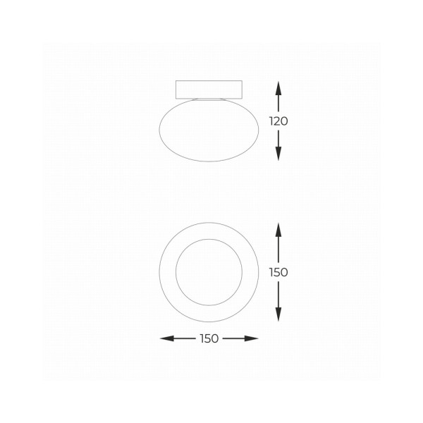 Світильник стельовий Zuma Line 1188 Omi G9 1x5W IP20 Bk - фото №1