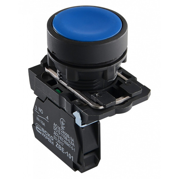 Кнопка "Старт" Аско-Укрем TB5-AA61 синя (A0140010177)