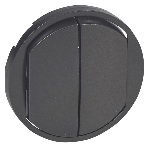 Клавіша вимикача 2-клавішного Legrand Celiane графіт