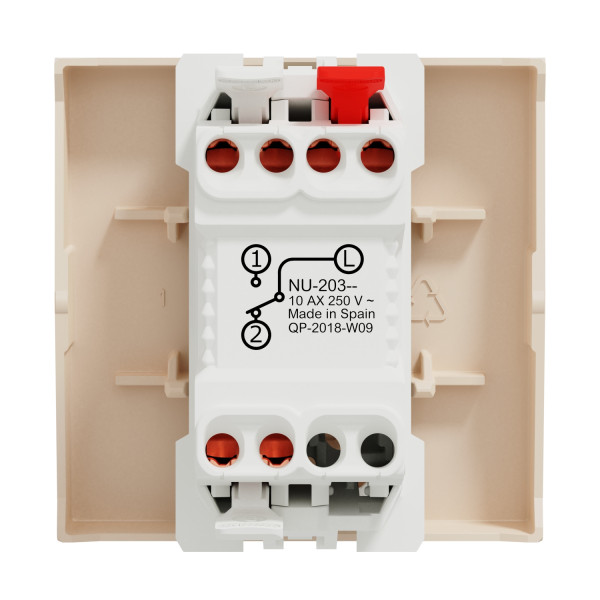 Проходной выключатель Schneider Electric Unica New NU320344 10А 2м бежевый - фото №4